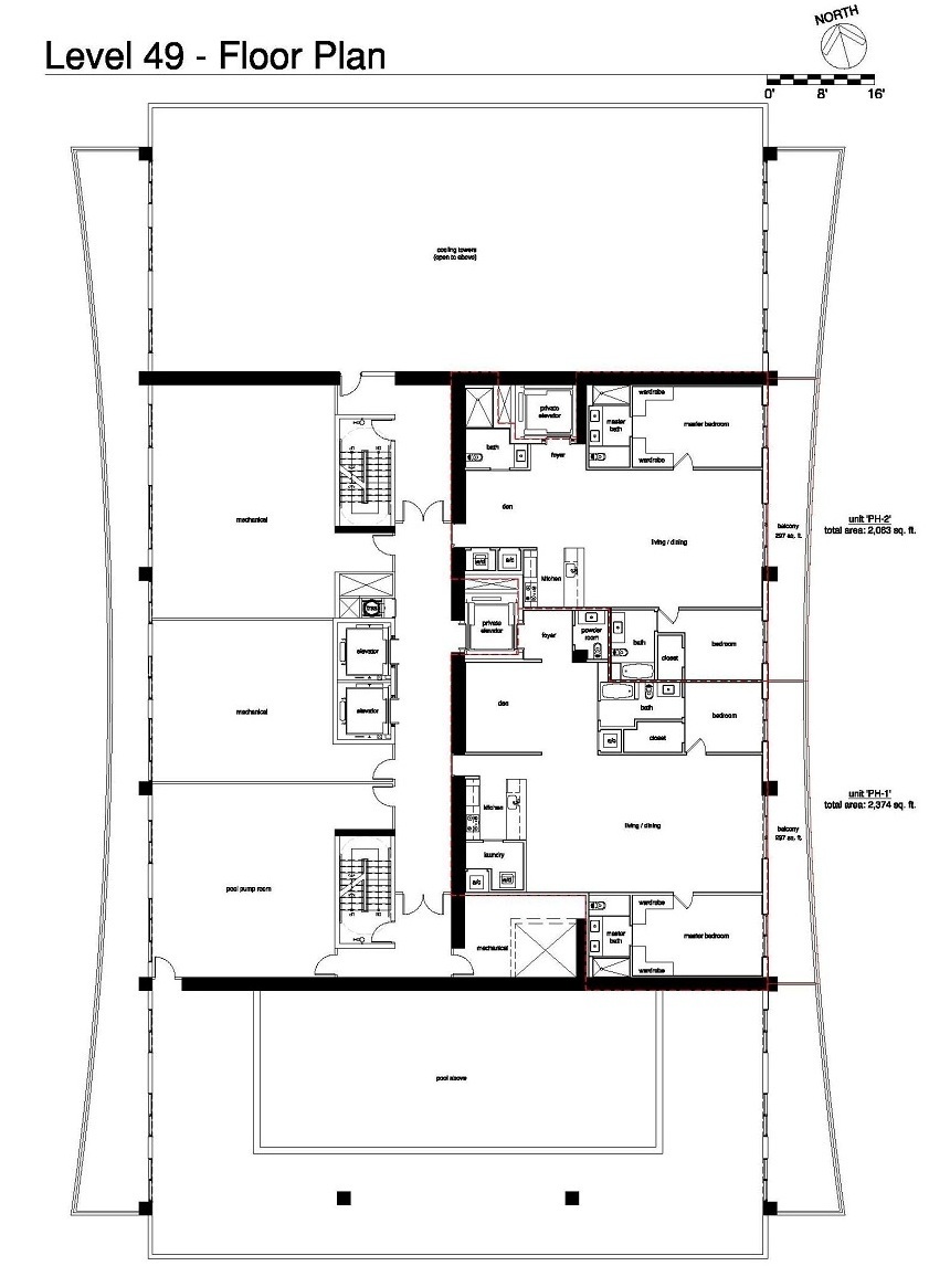 1010 Brickell Floorplans