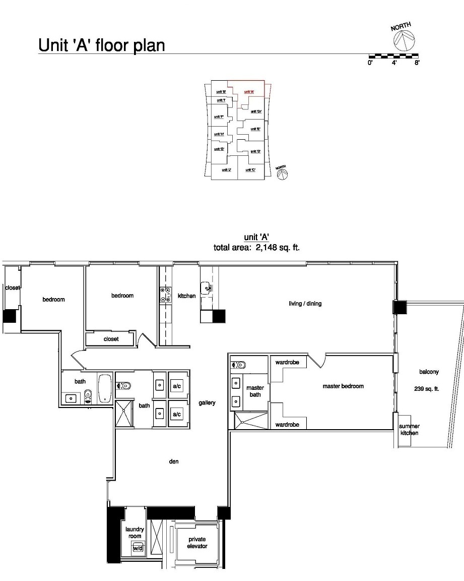1010 Brickell Floorplans