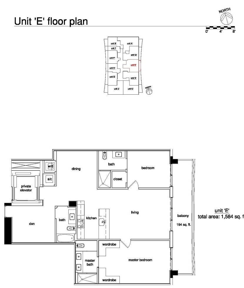 1010 Brickell Floorplans