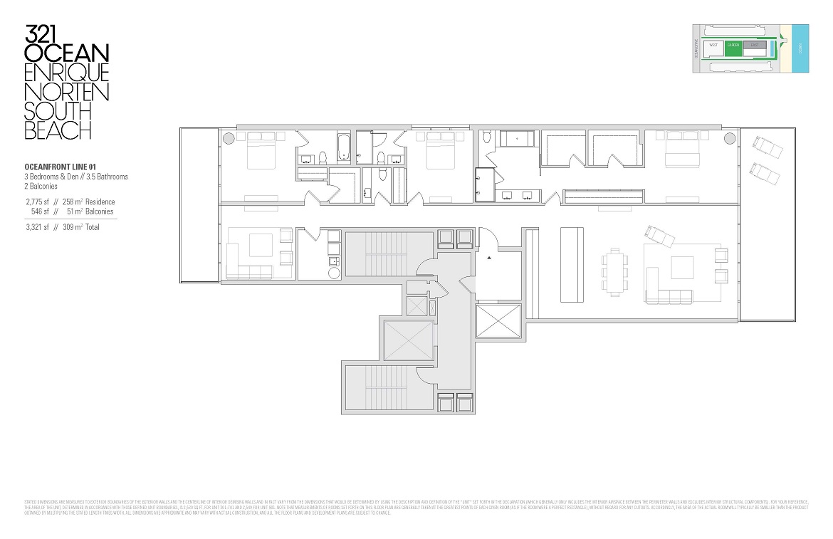 321 Ocean Floor plans