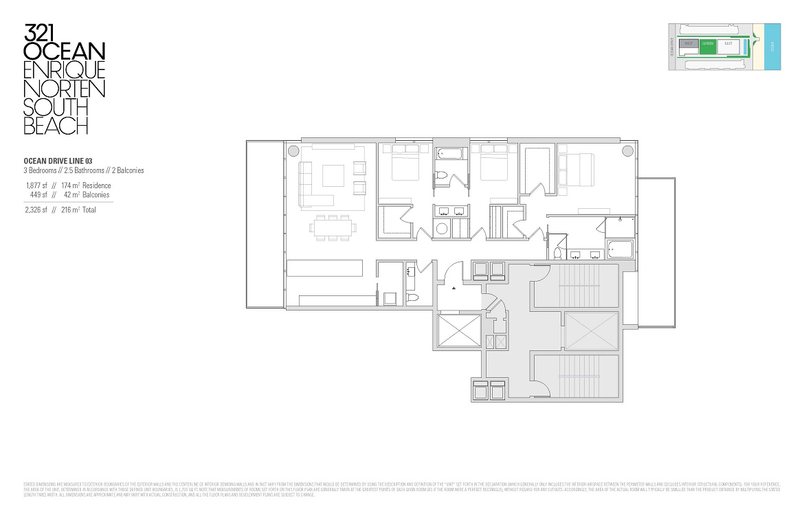 321 Ocean Floor plans