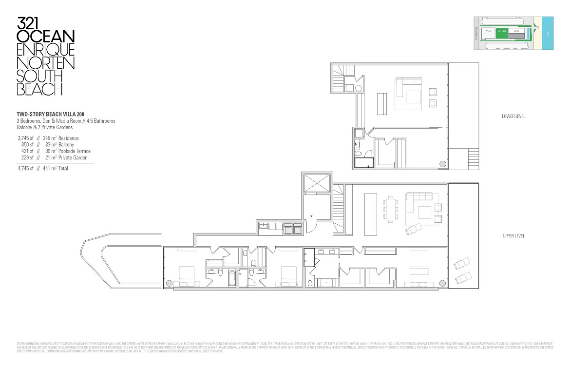 321 Ocean Floor plans