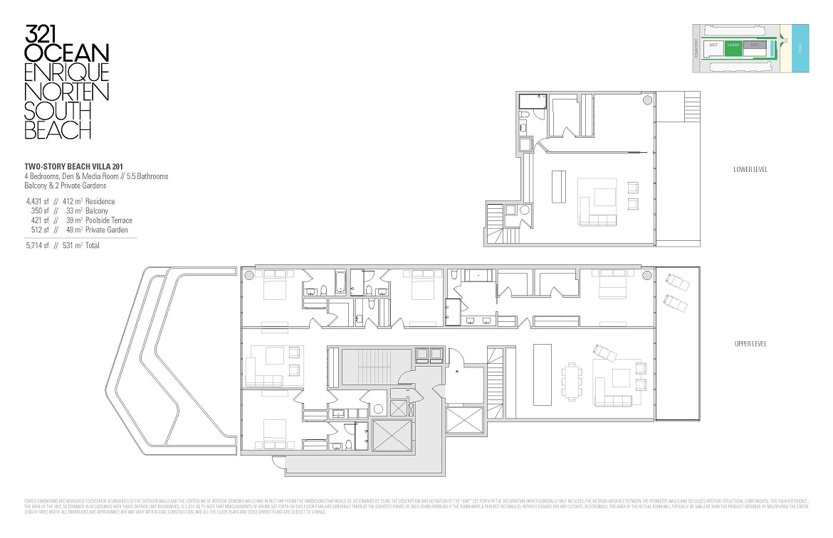 321 Ocean Floor plans