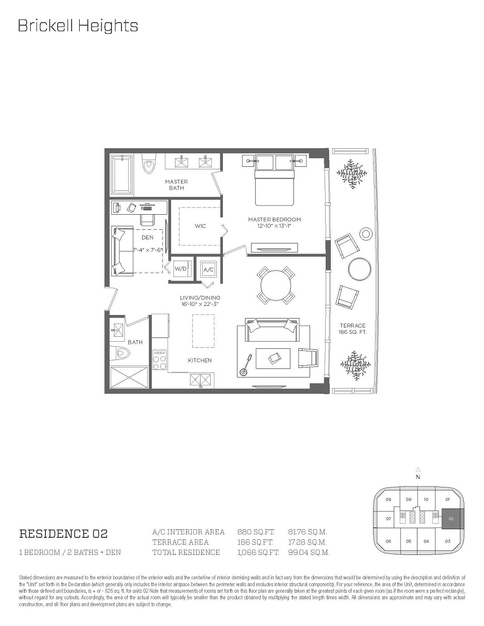 Brickell Heights Floorplans