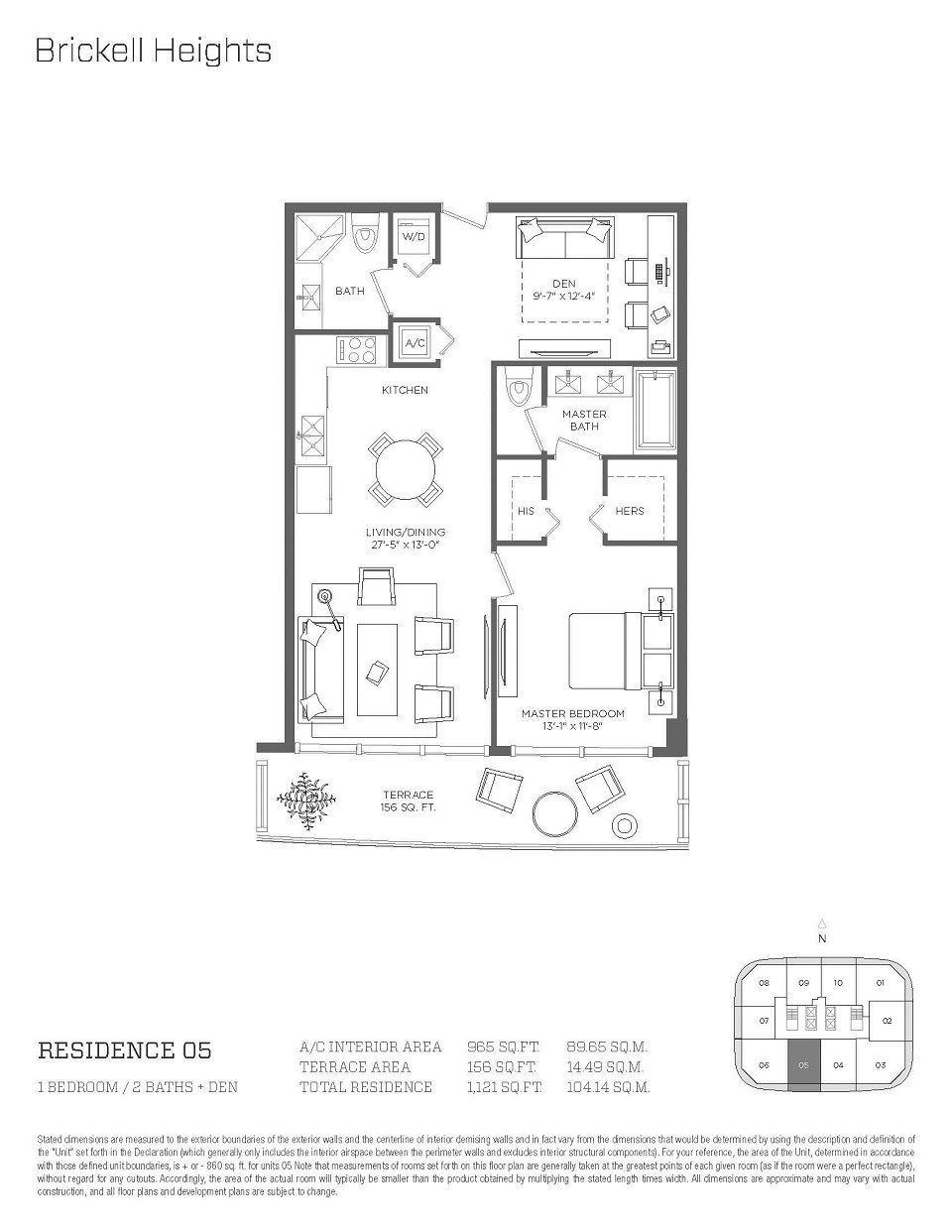 Brickell Heights Floorplans