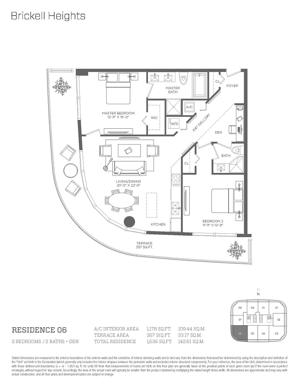 Brickell Heights Floorplans