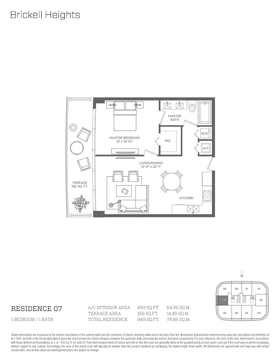 Brickell Heights Floorplans