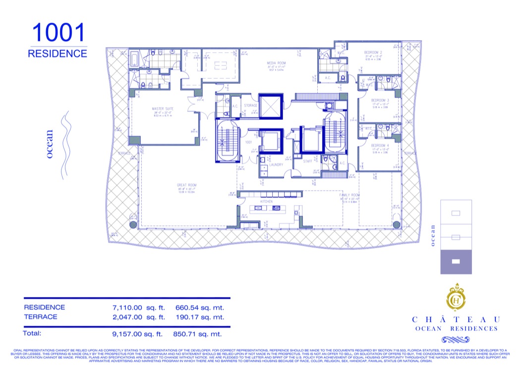 Chateau Ocean Residence 1001