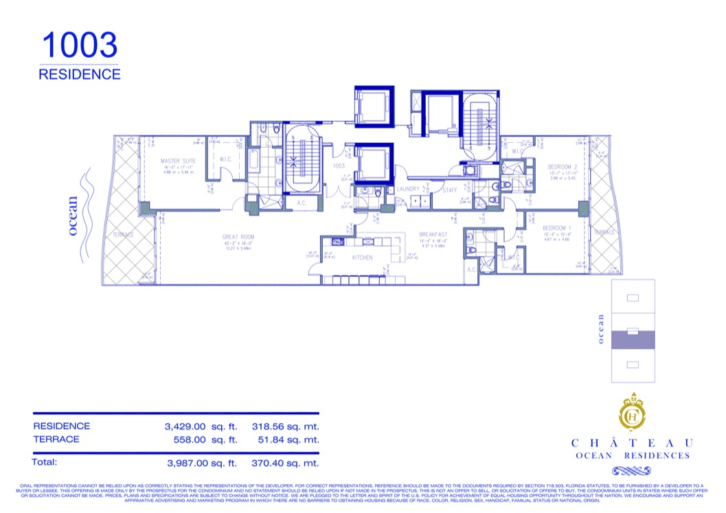 Chateau Ocean Residence 1003