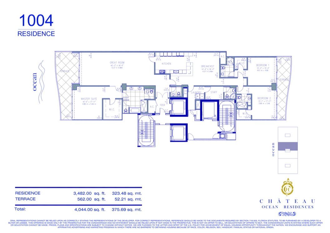 Chateau Ocean Residence 1004