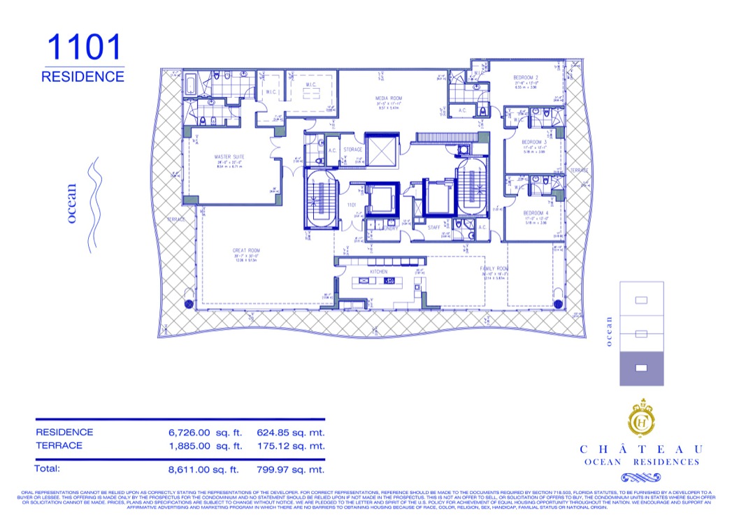 Chateau Ocean Residence 1101