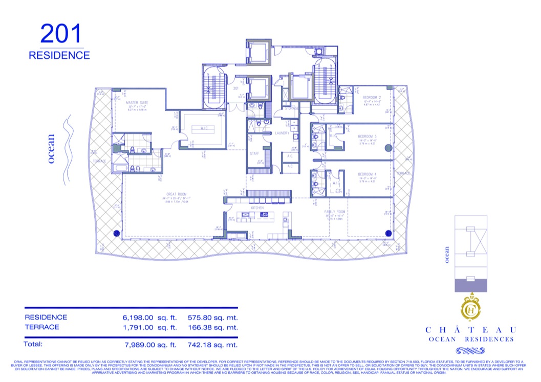 Chateau Ocean Residence 201