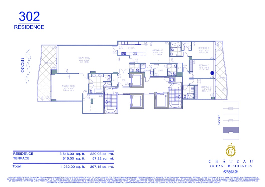 Chateau Ocean Residence 302