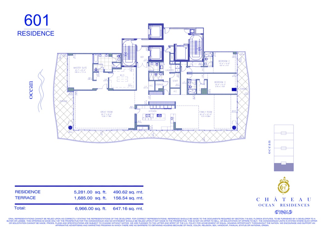 Chateau Ocean Residence 601