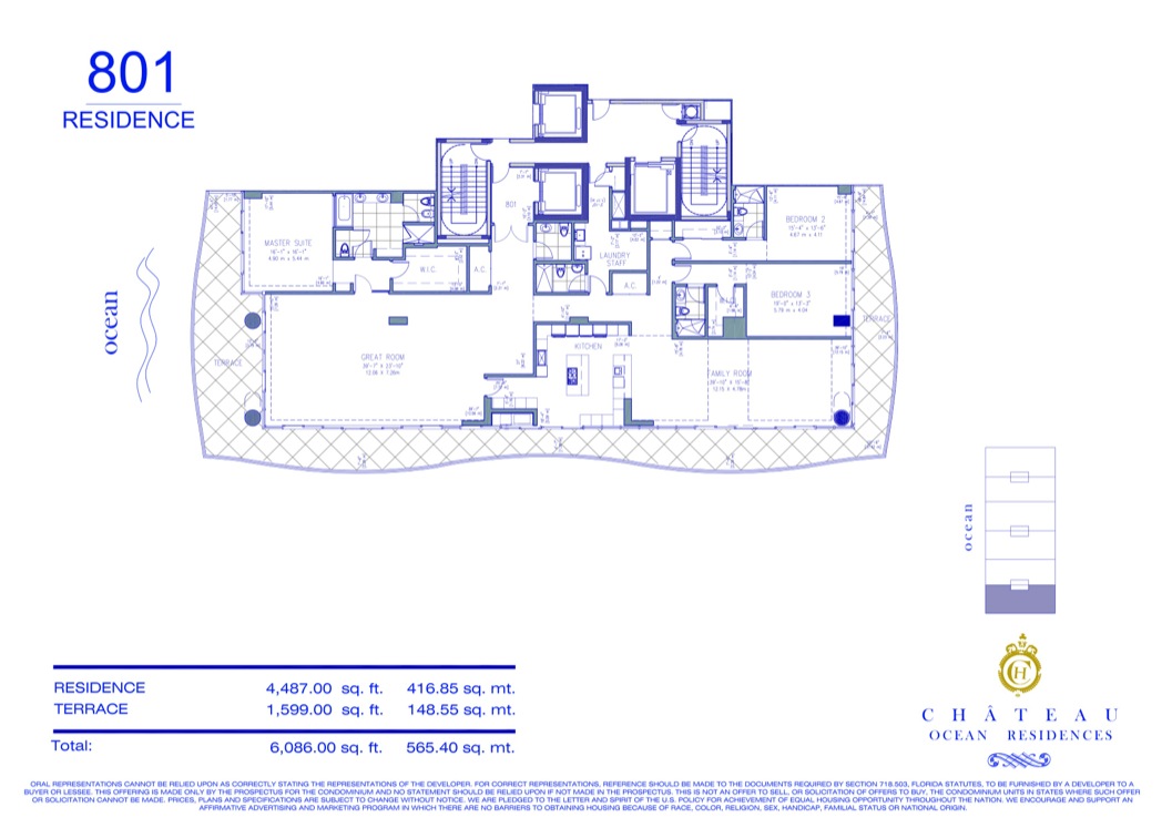 Chateau Ocean Residence 801