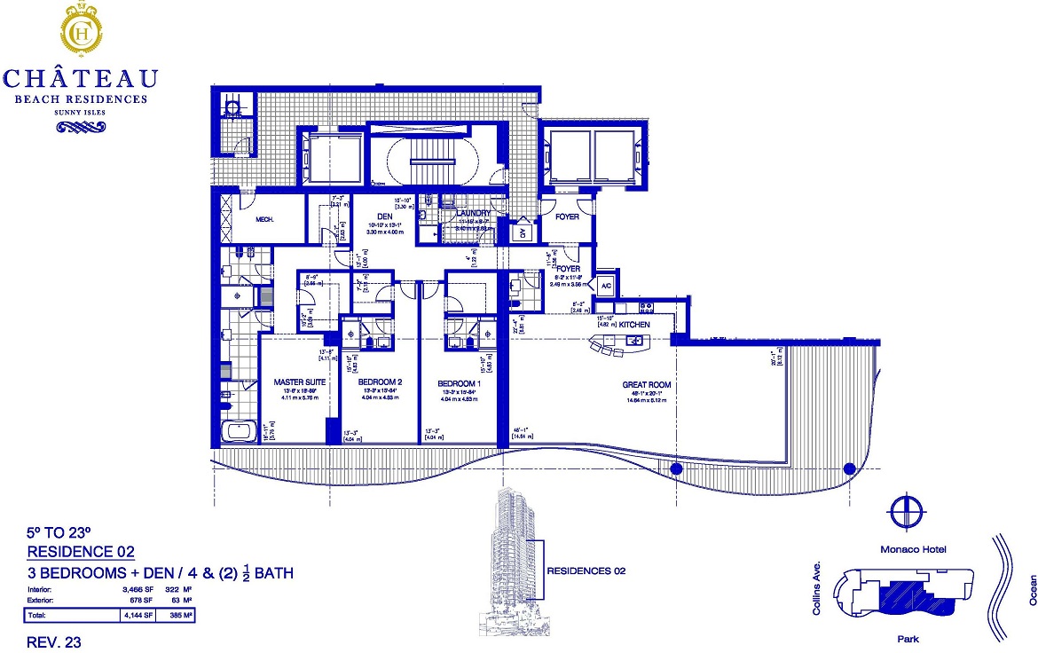 Chateau Beach Floor Plans 08