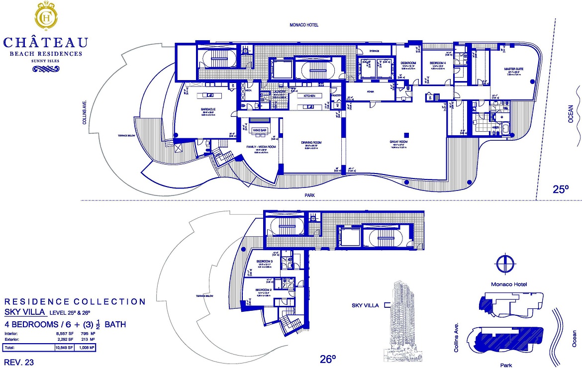 Chateau Beach Floor Plans 14