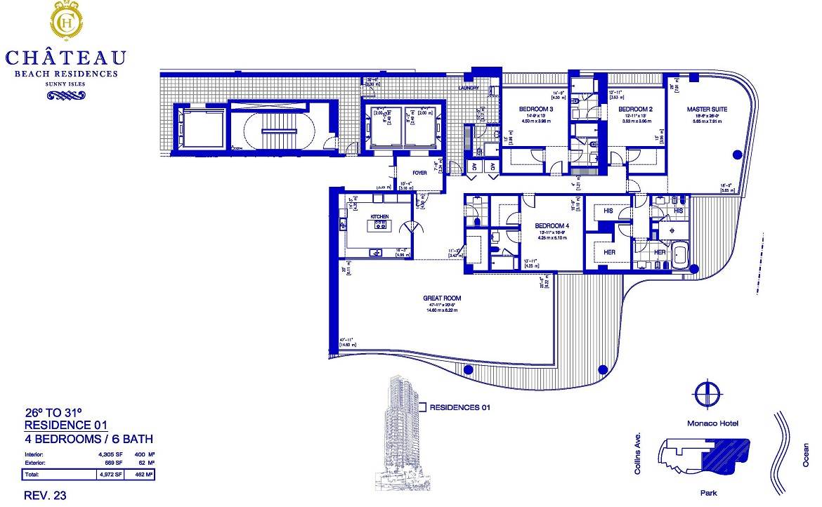 Chateau Beach Floor Plans 17