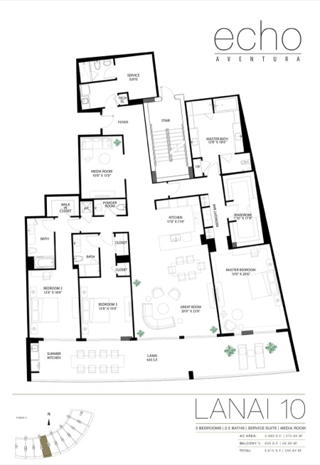 Echo Aventura Floorplan L 10line