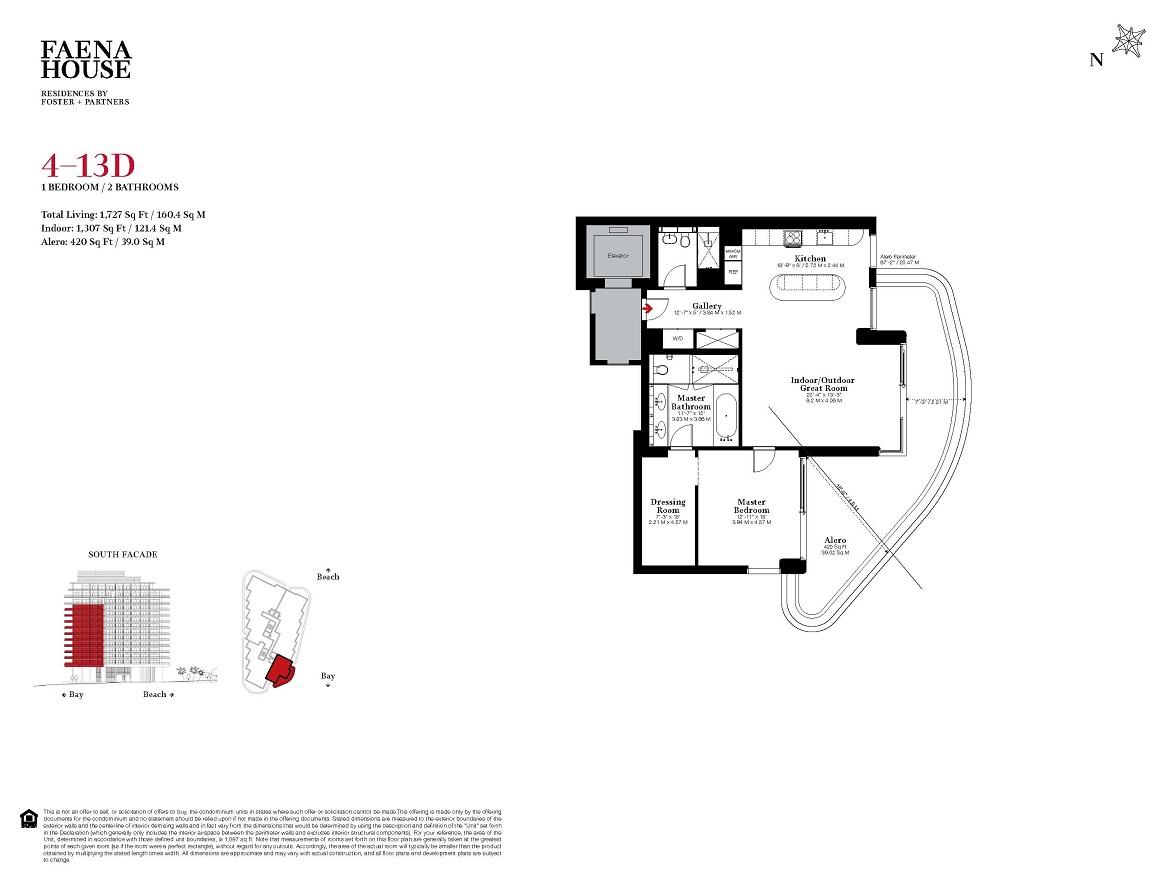 Faena House Floorplans