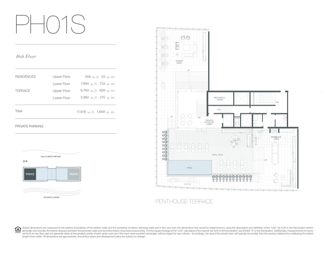 Oceana Key Biscayne Floorplan 16thfloor Ph01s