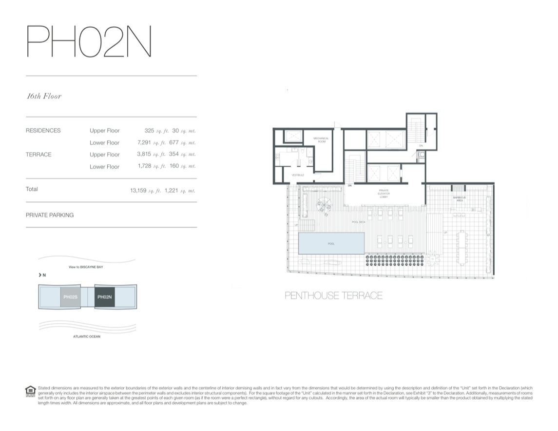 Oceana Key Biscayne Floorplan 16thfloor Ph02n