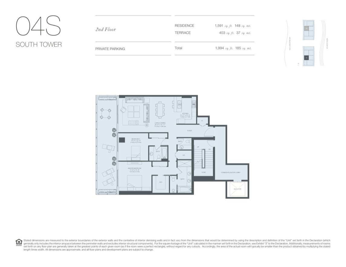 Oceana Key Biscayne Floorplan 2ndfloor 04s