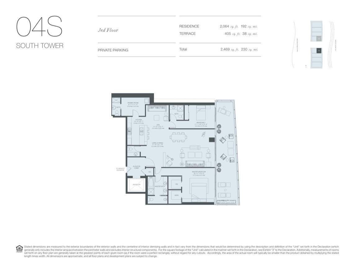 Oceana Key Biscayne Floorplan 3rdfloor 04s