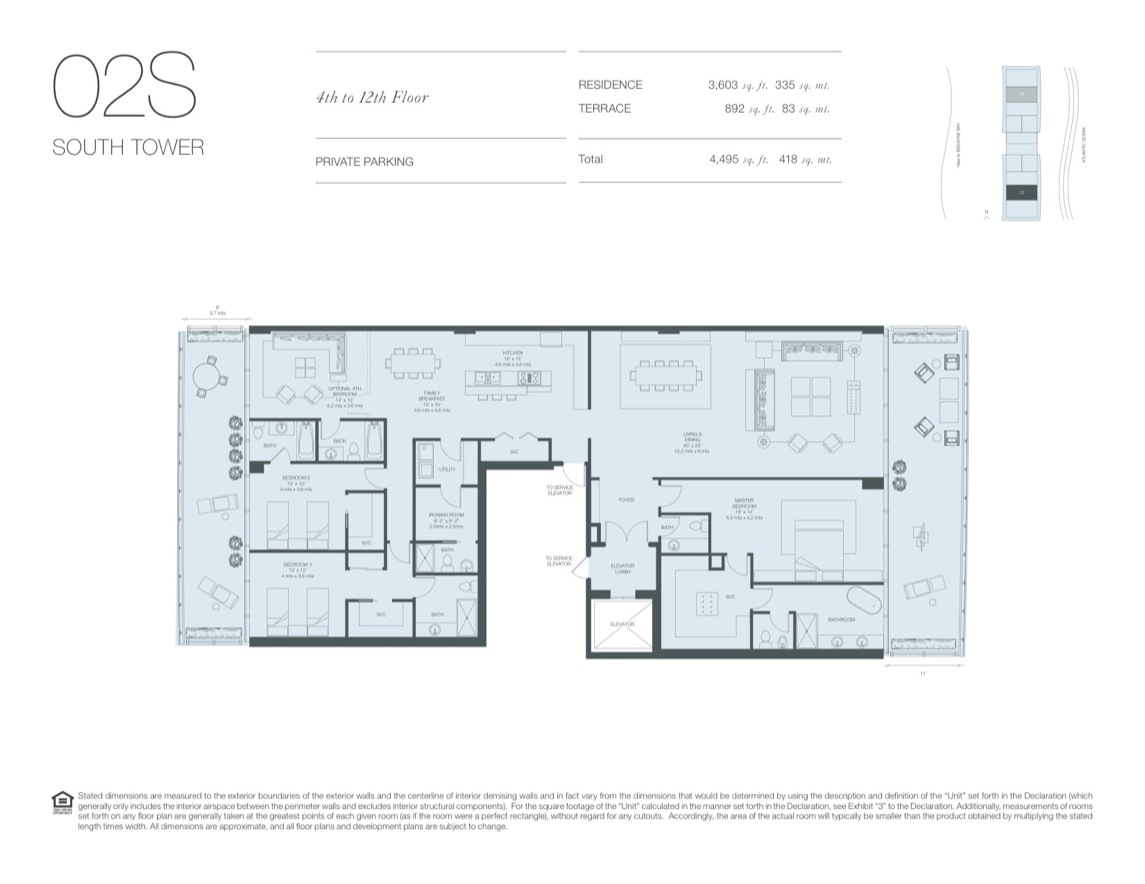 Oceana Key Biscayne Floorplan 4 12thfloor 02s