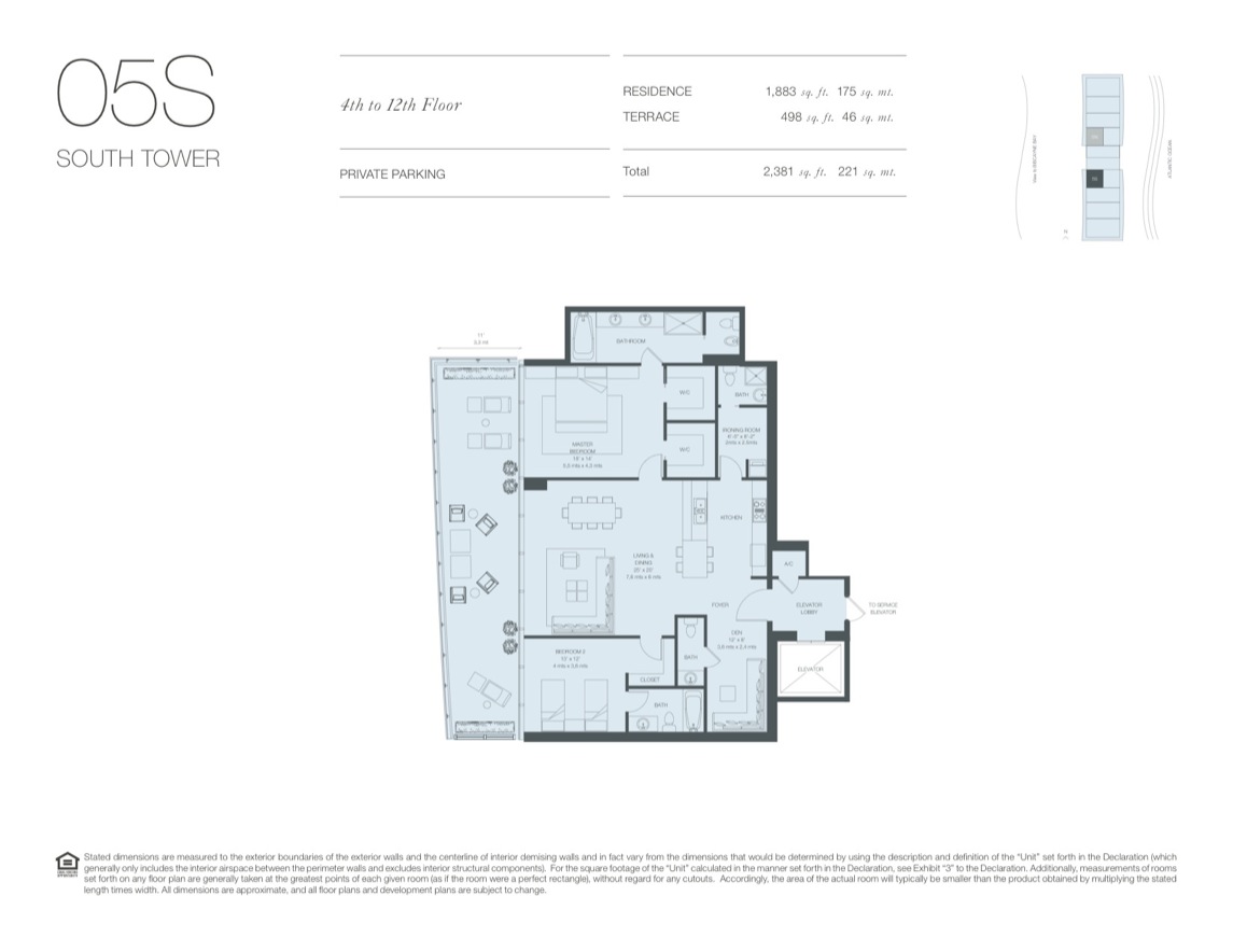 Oceana Key Biscayne Floorplan 4 12thfloor 05s