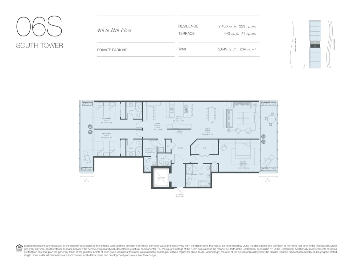 Oceana Key Biscayne Floorplan 4 12thfloor 06s