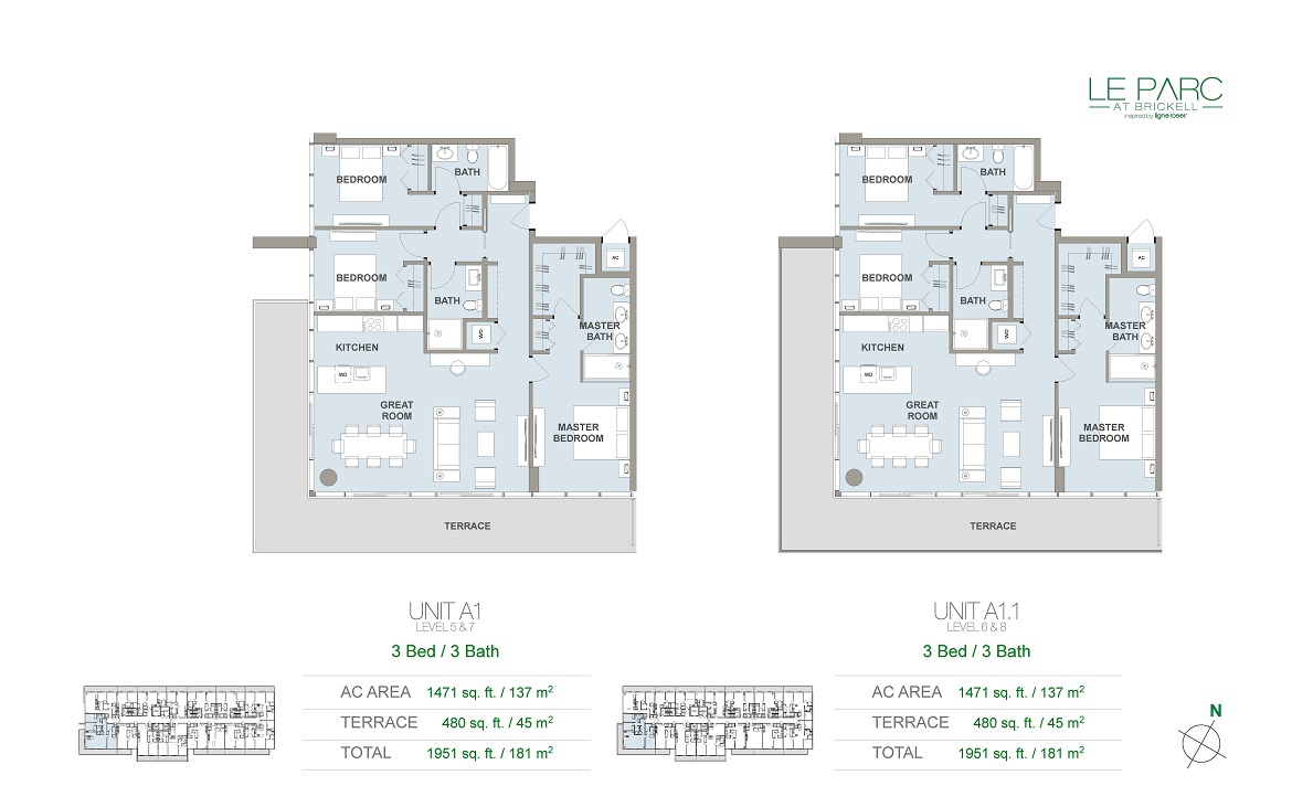 Le Parc Floorplans 01