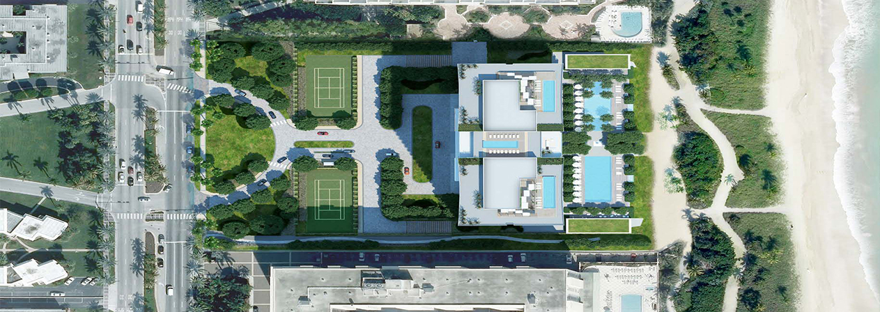 Oceana Bal HarBour Aerial View