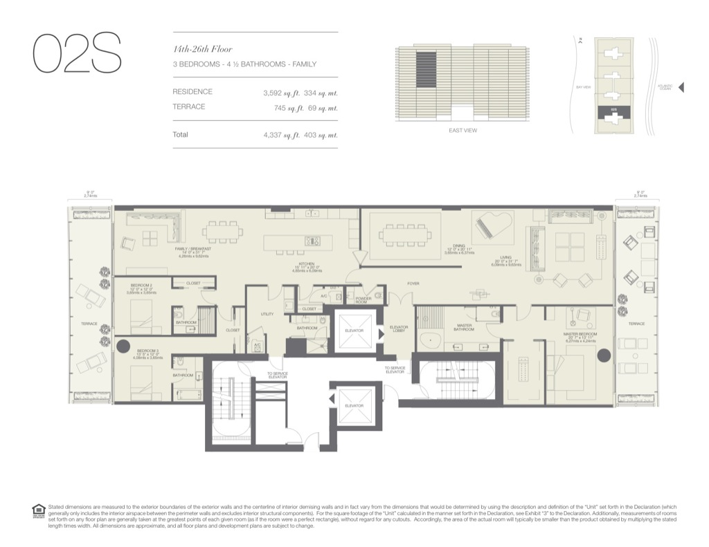 Oceana Bal Harbour Floor Plans 19