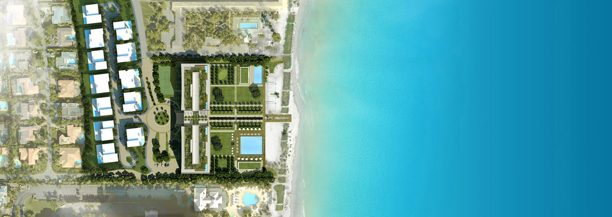 Oceana Key Biscayne Aereal View