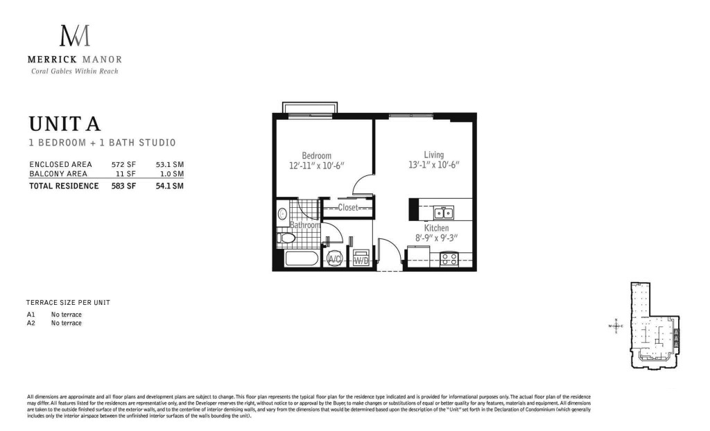 Floorplans Merrick Manor A Bedrooms