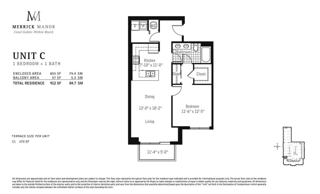 Floorplans Merrick Manor C Bedrooms