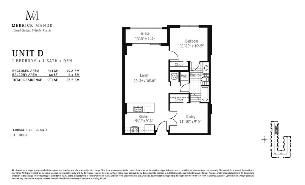 Floorplans Merrick Manor D Bedrooms