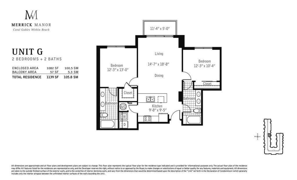 Floorplans Merrick Manor G Bedrooms