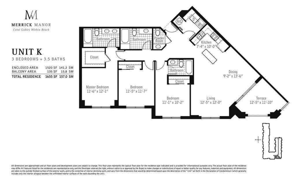 Floorplans Merrick Manor K Bedrooms