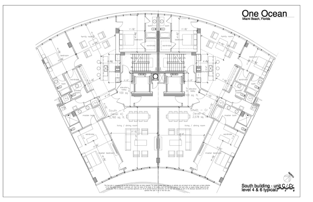 One Ocean Floorplan 32