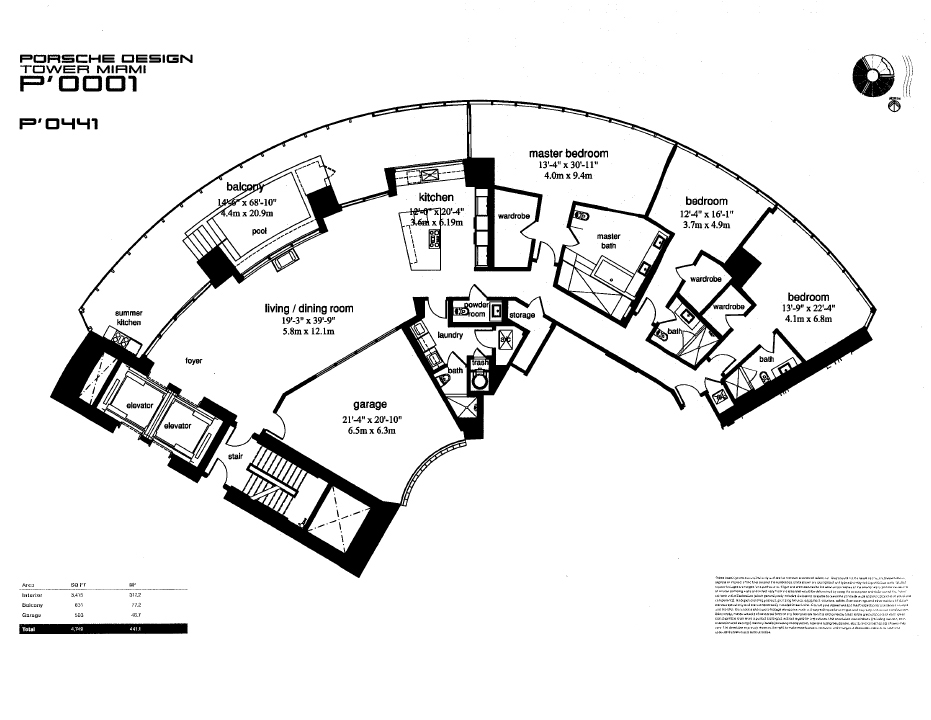 Porsche Design Tower Floorplans