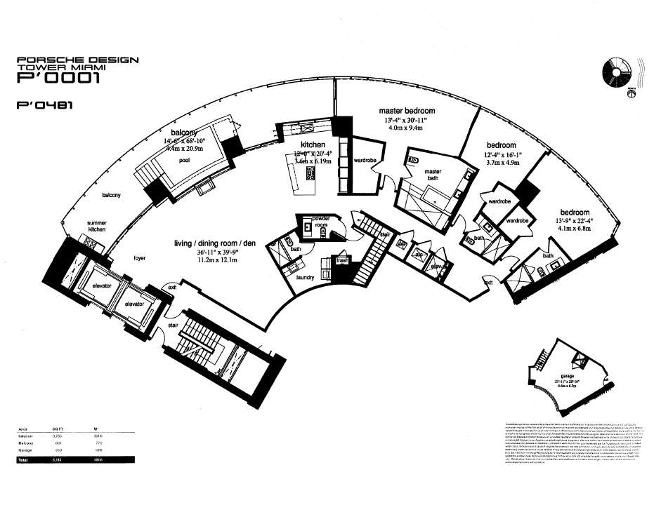 Porsche Design Tower Floorplans