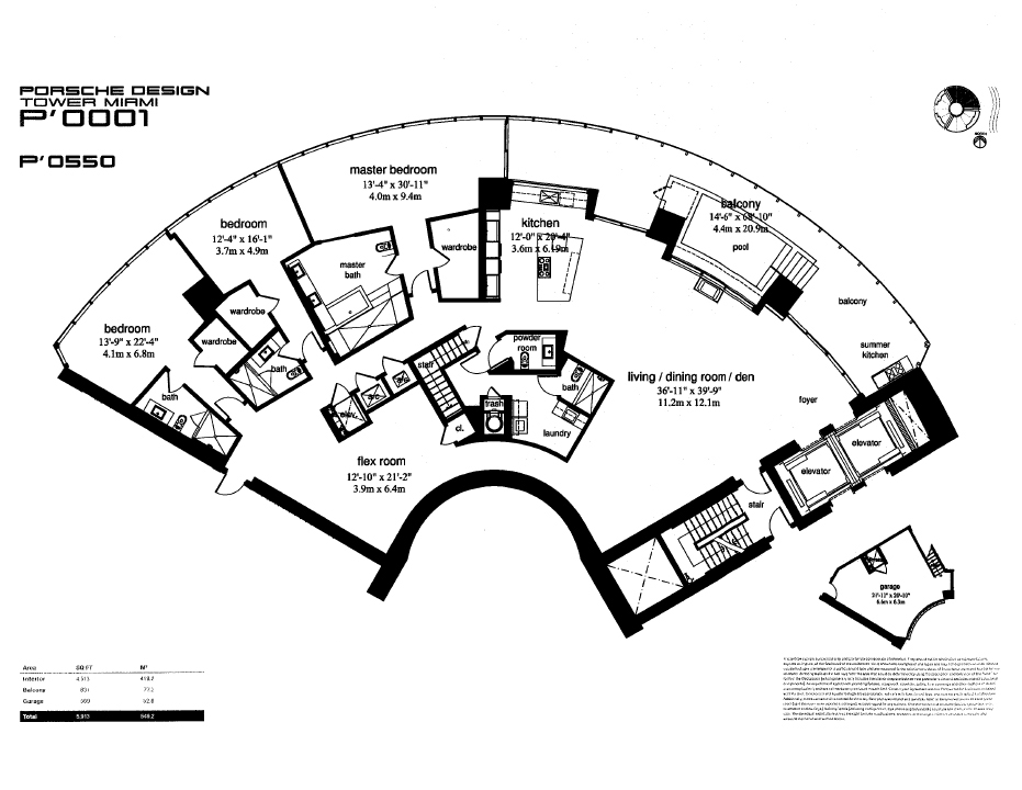 Porsche Design Tower Floorplans