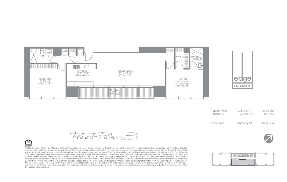 Edge on Brickell Floor Plan B