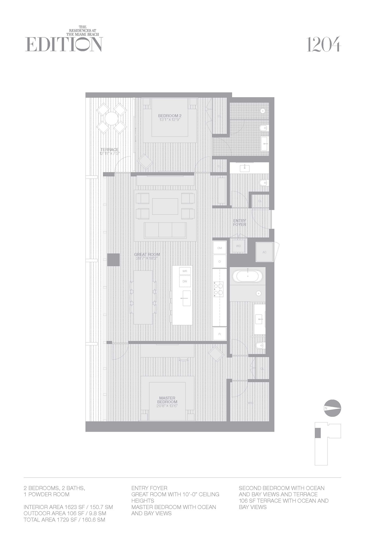 The Residences At Miami Beach 1204